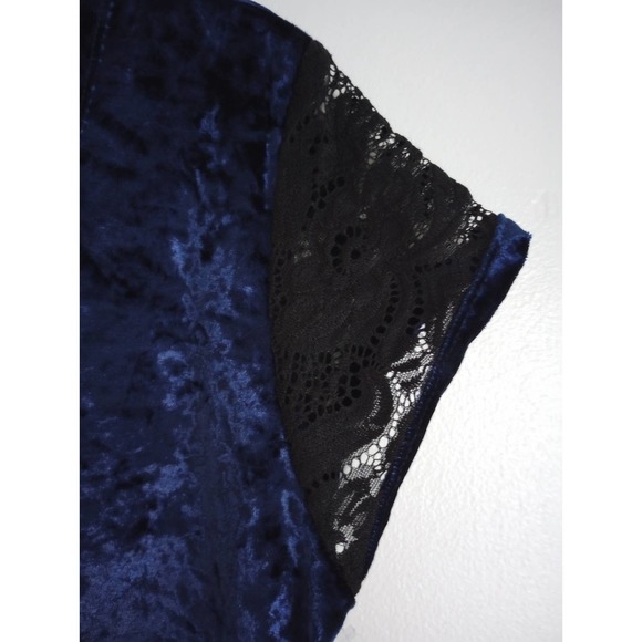 Bloomingdales's Aqua Girl Blue Velour Shirt XL 16 - Picture 4 of 9